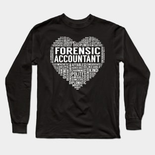 Forensic Accountant Heart Long Sleeve T-Shirt